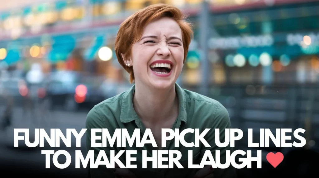 Funny Emma Pick Up Lines To Make Her Laugh