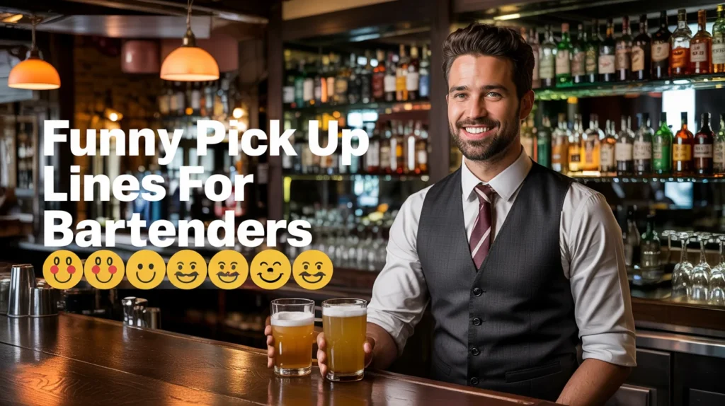 Funny Pick Up Lines for Bartenders