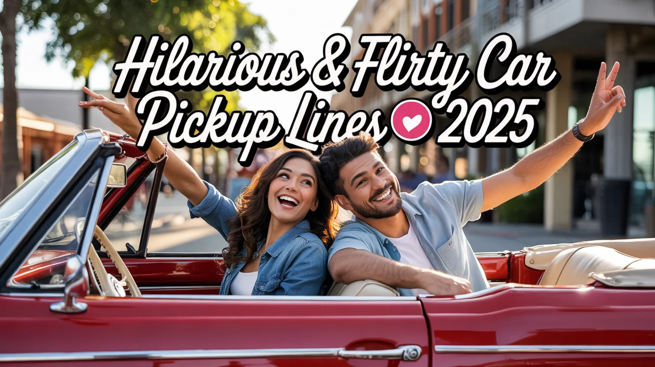 Hilarious & Flirty Car Pickup Lines