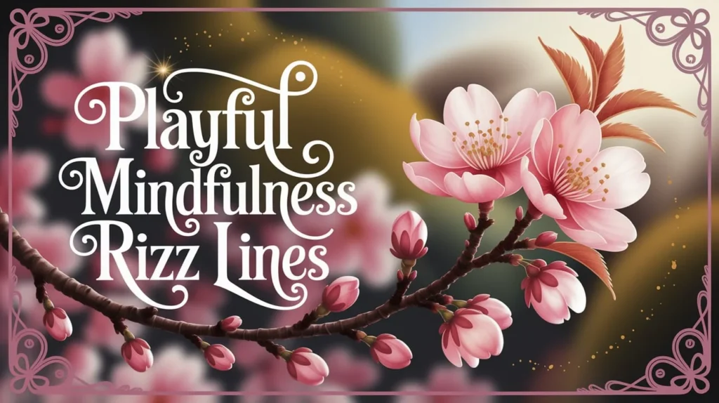 🌸Playful Mindfulness Rizz Lines