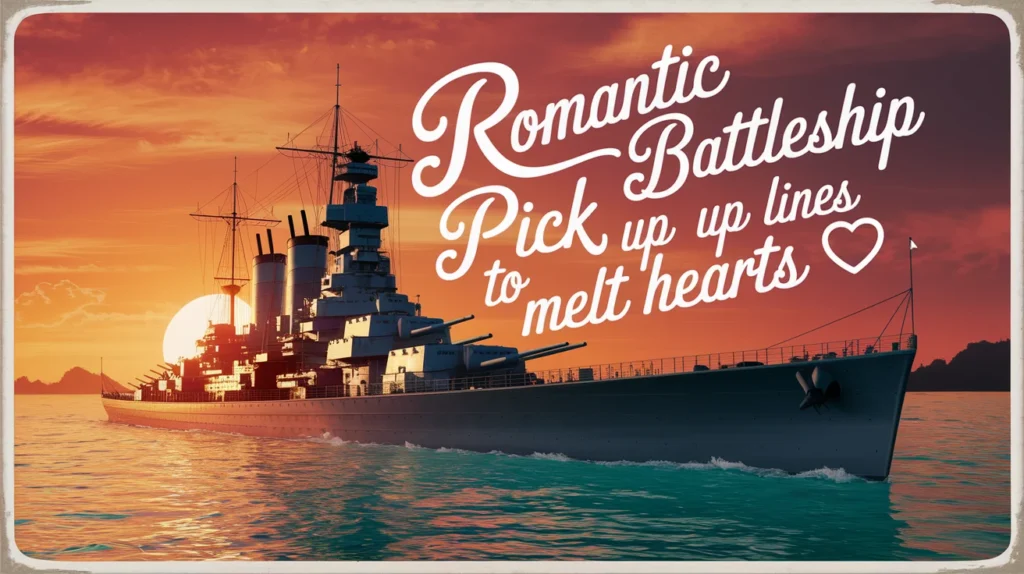 Romantic Battleship Pick Up Lines To Melt Hearts