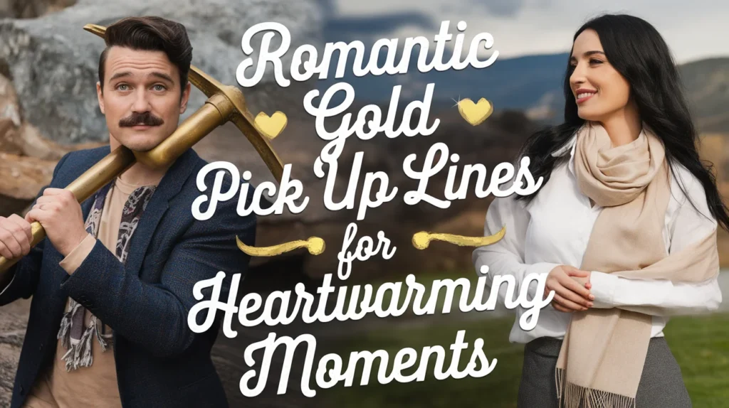 Romantic Gold Pick Up Lines For Heartwarming Moments