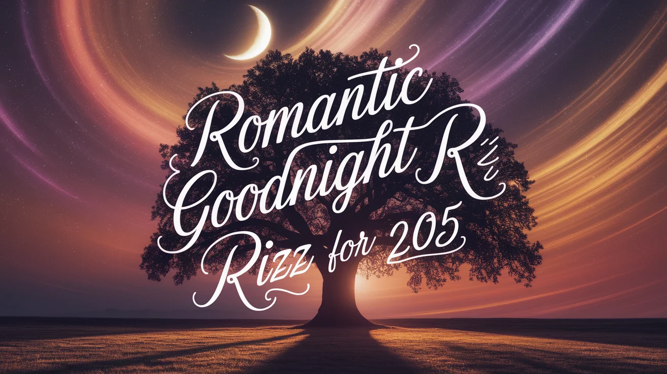 🌙 Romantic Goodnight Rizz Lines for 2025