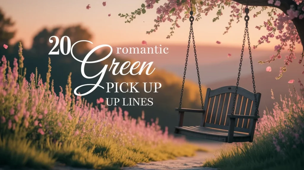 Romantic Green Pick Up Lines