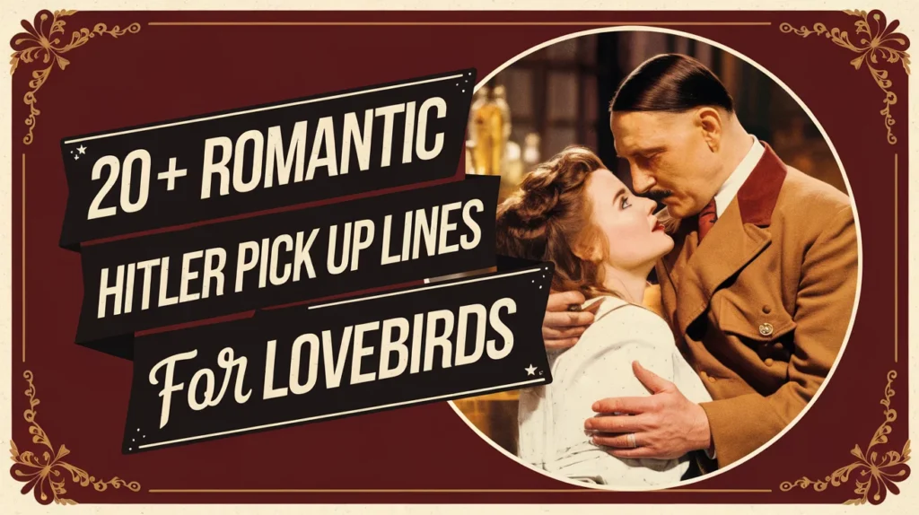 Romantic Hitler Pick Up Lines For Lovebirds