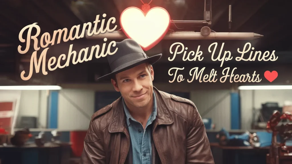 Romantic Mechanic Pick Up Lines To Melt Hearts
