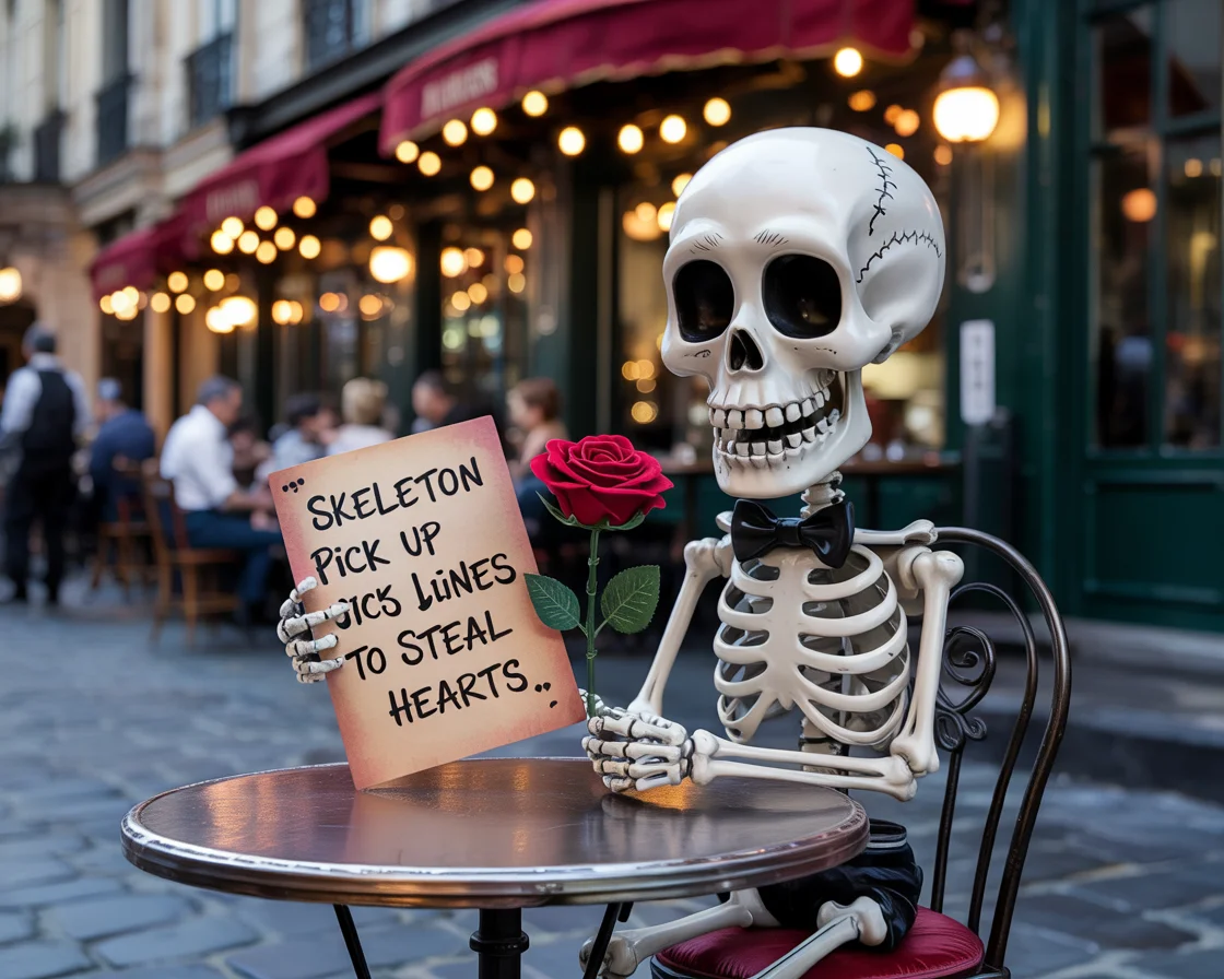 Skeleton Pick Up Lines To Steal Hearts