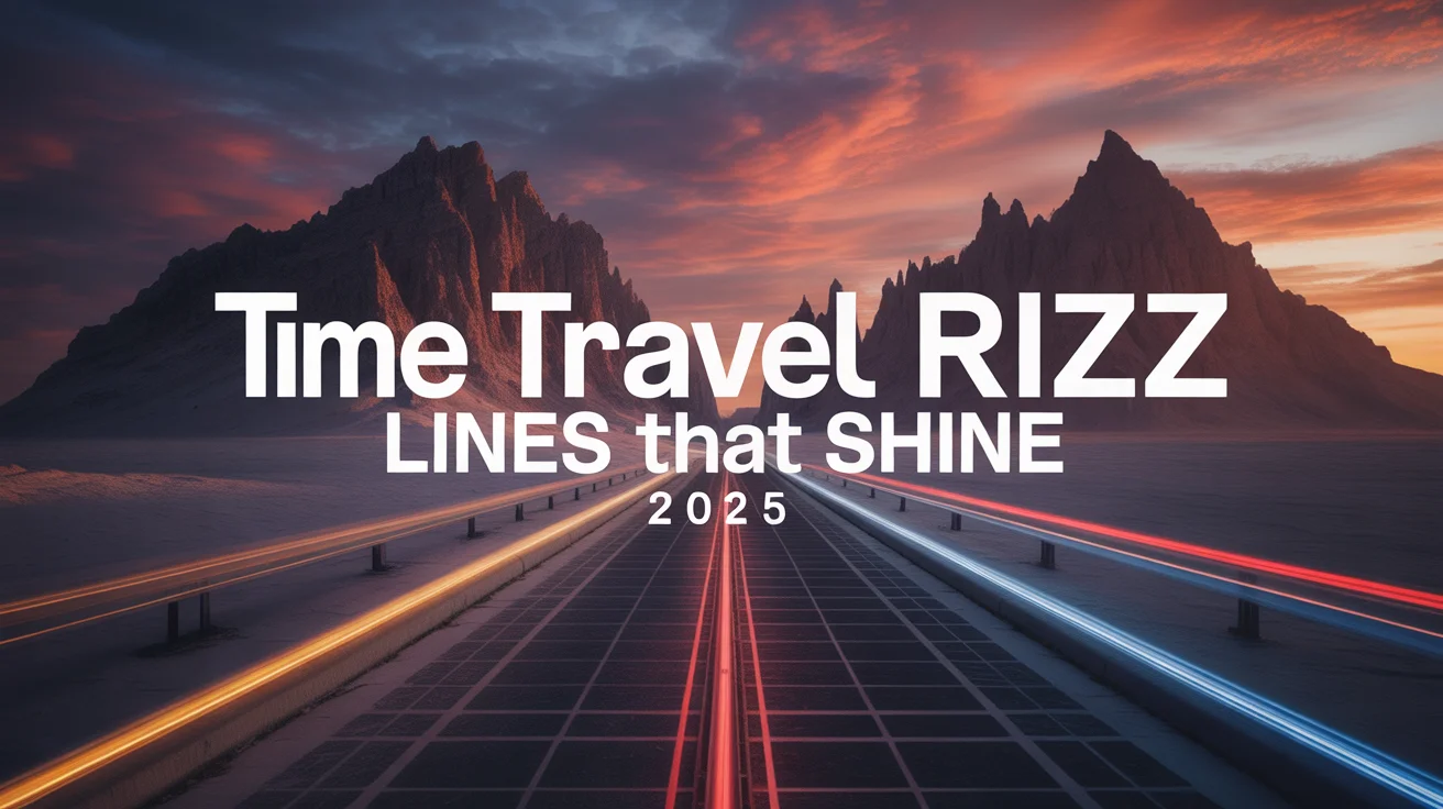 Time Travel Rizz Lines That Shine