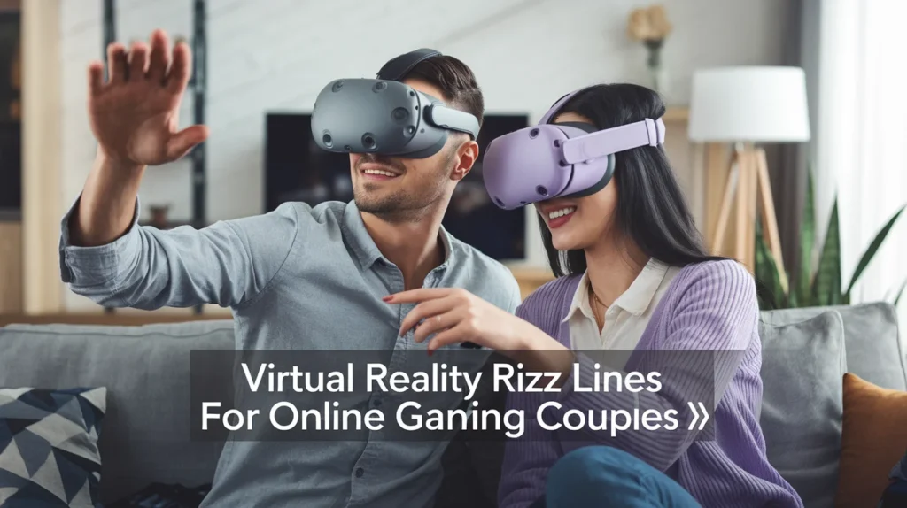 20 Virtual Reality Rizz Lines For Online Gaming Couples