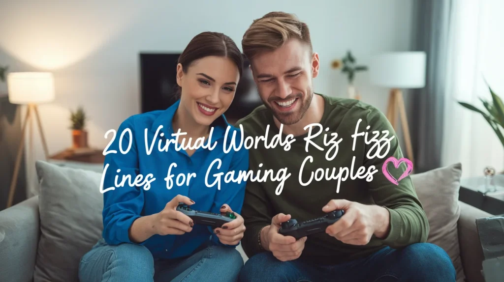 Virtual Worlds Rizz Lines For Gaming Couples