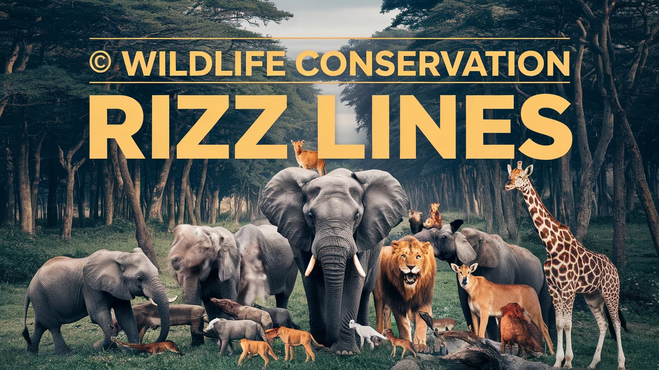 🌿 Wildlife Conservation Rizz Lines