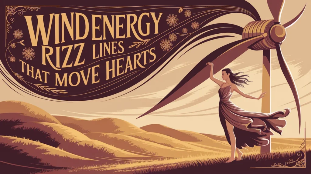 🌬️ Wind Energy Rizz Lines That Move Hearts