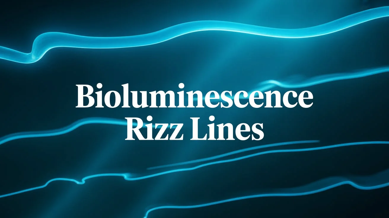 Bioluminescence Rizz Lines