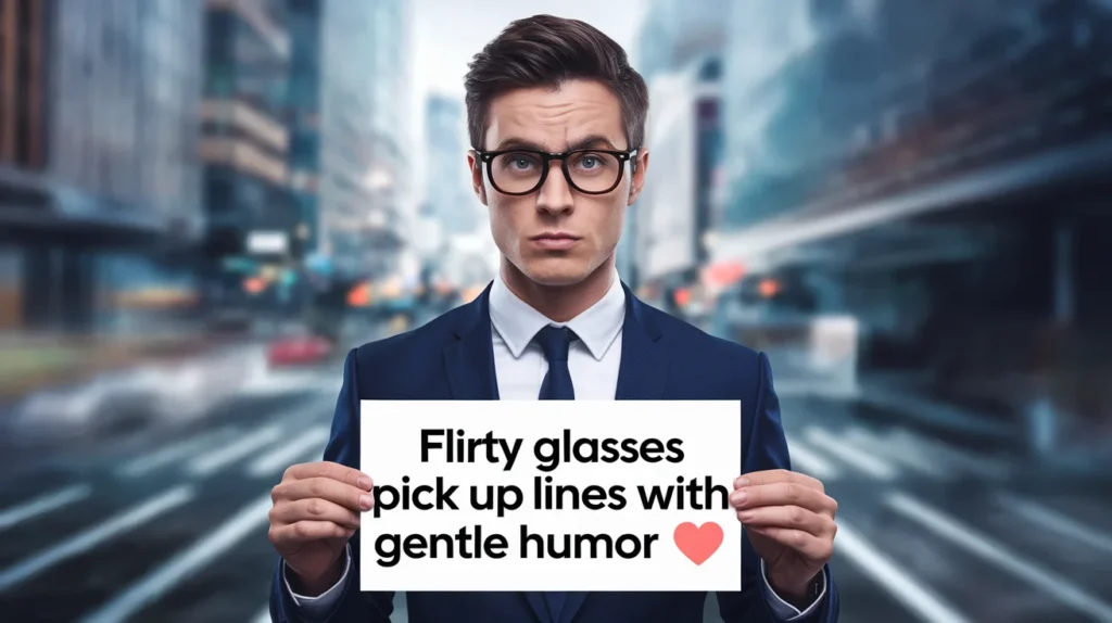 Flirty Glasses Pick Up Lines With Gentle Humor