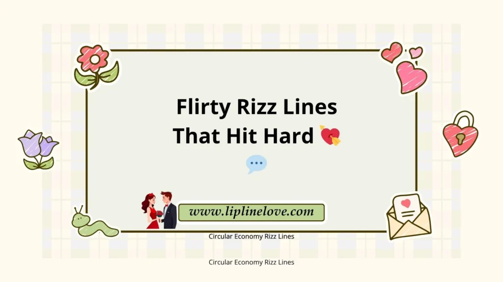 Flirty Rizz Lines That Hit Hard