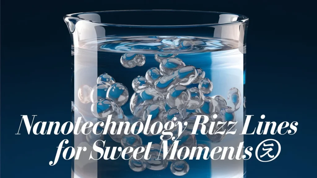 Nanotechnology Rizz Lines For Sweet Moments