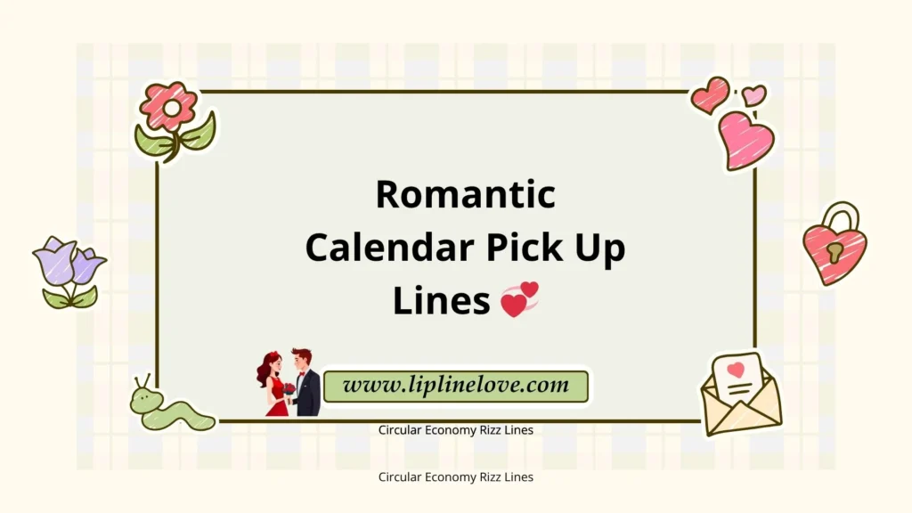 Romantic Calendar Pick Up Lines
