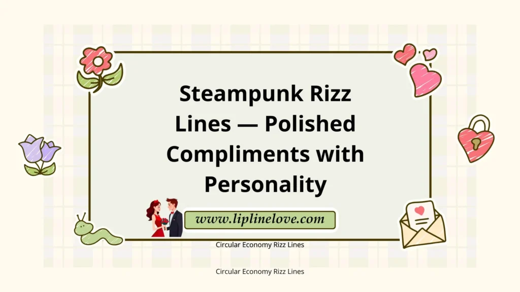 Steampunk Rizz Lines — Polished Compliments with Personality