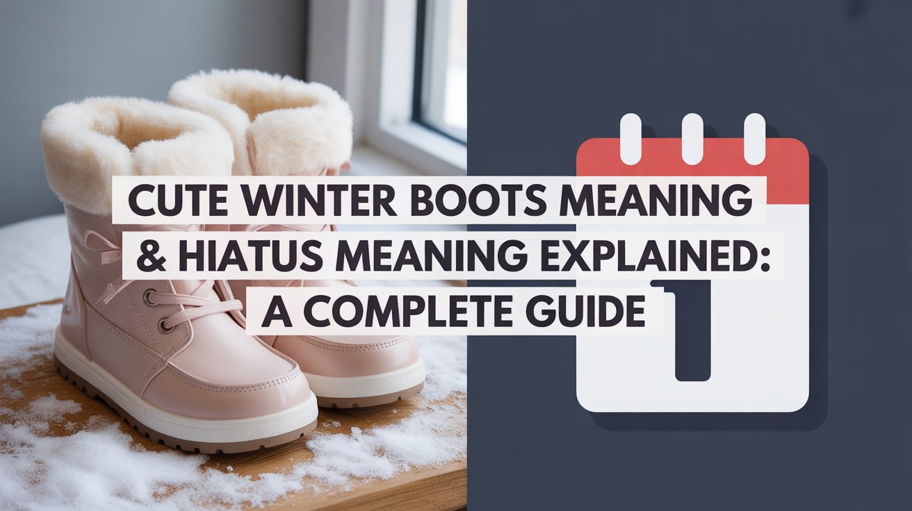 Cute Winter Boots Meaning & Hiatus Meaning Explained: A Complete Guide