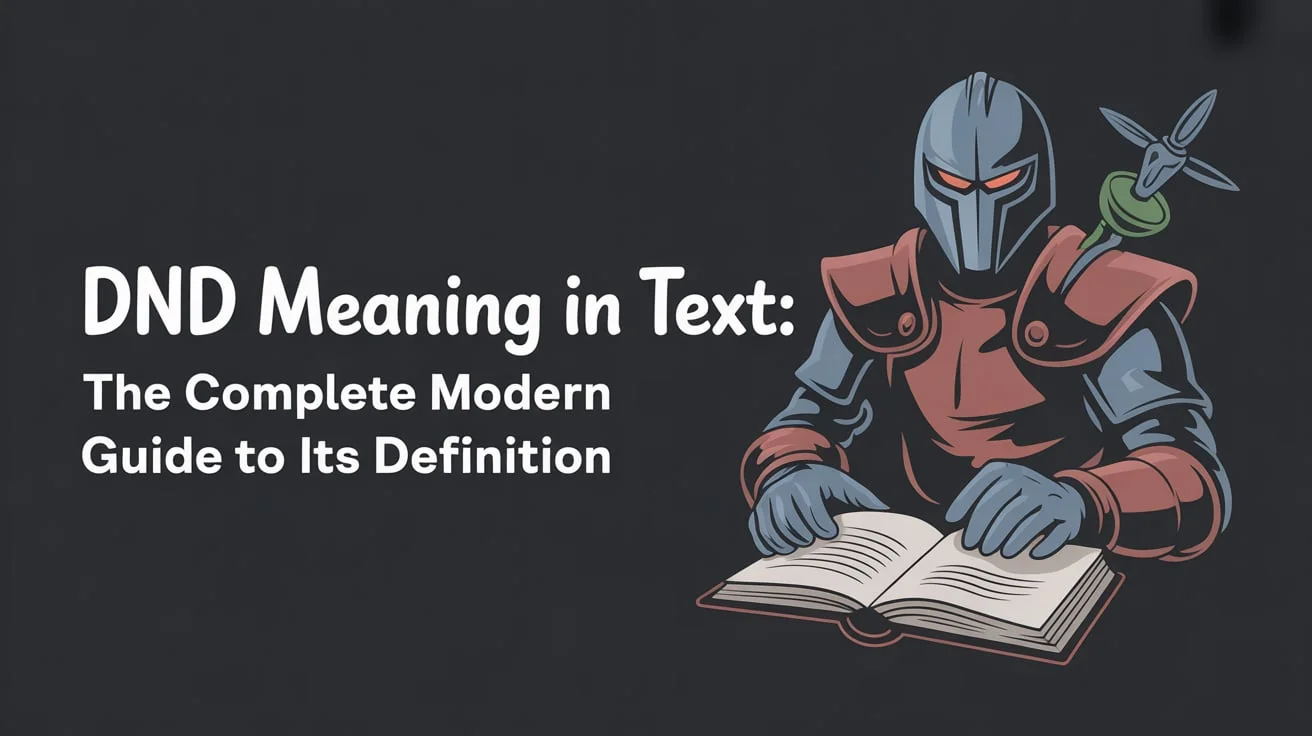 DND Meaning in Text