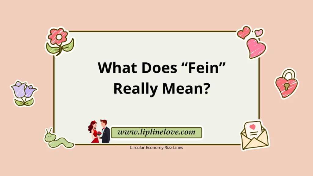 What Does “Fein” Really Mean?