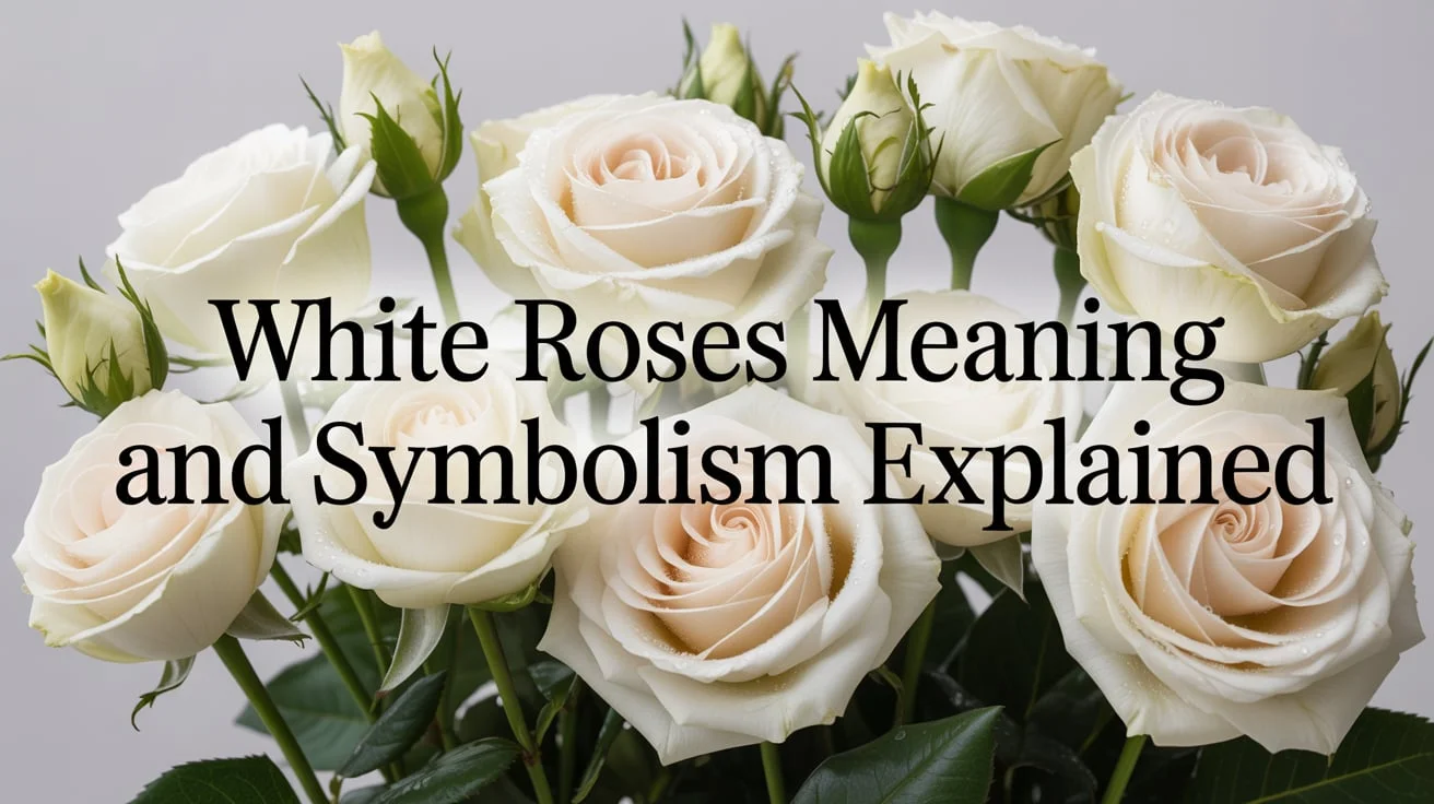 White Roses Meaning and Symbolism Explained